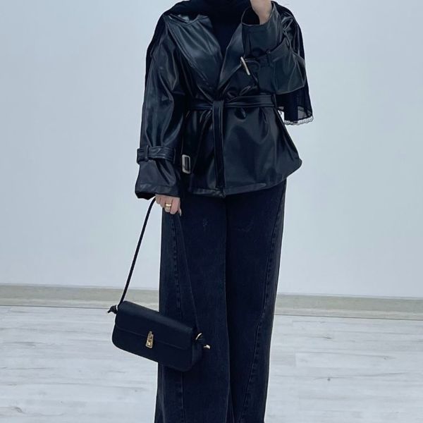 کت چرم نازگل