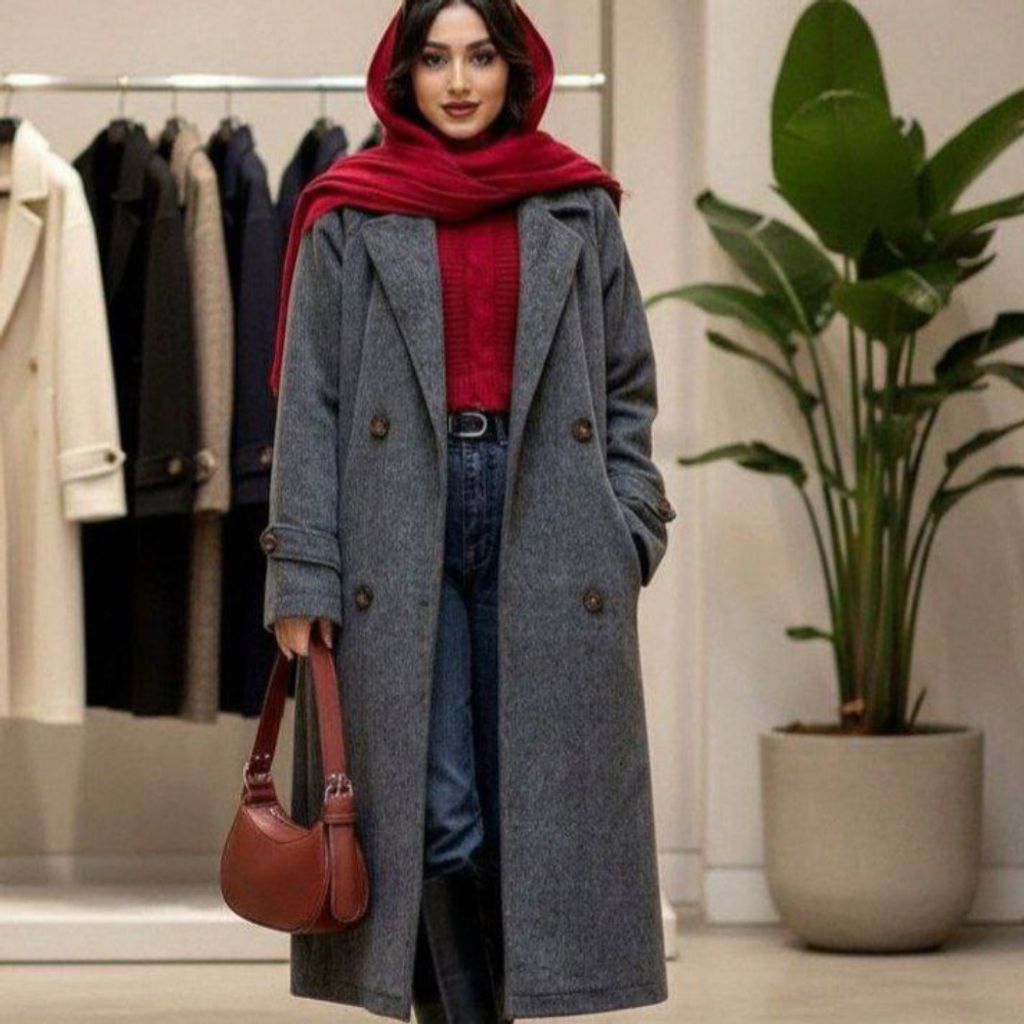 قیمت پالتو زنانه طرح رخساره