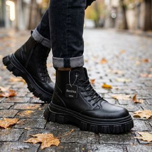 قیمت ارزان نیم بوت برشکا طرح دکتر مارتینز Bershka Dr.Martens