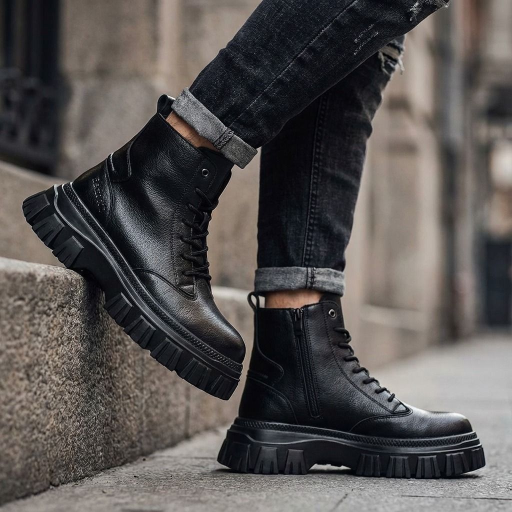 مشخصات نیم بوت برشکا طرح دکتر مارتینز Bershka Dr.Martens