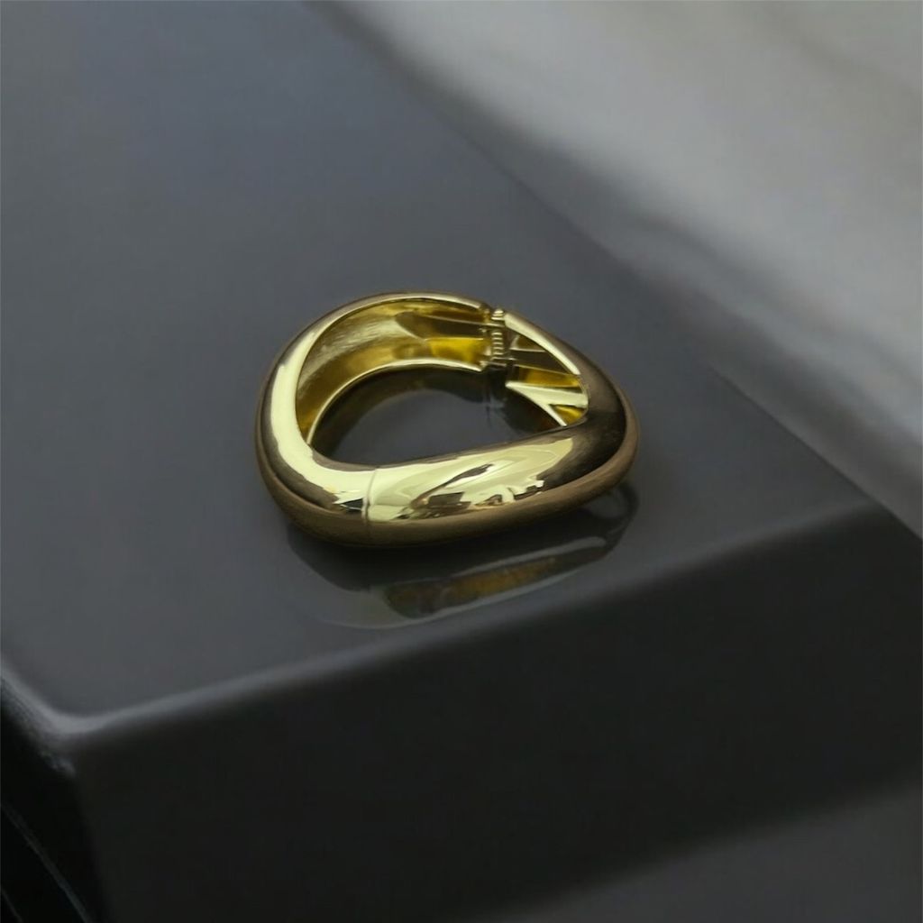 خرید اینترنتی دستبند النگویی آیینه ای دفورمه کد 3330001