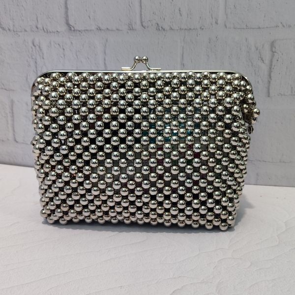 کیف  دست‌ساز مرواریدی