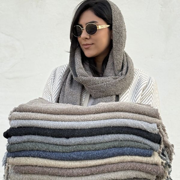 شال تدی ریشه بلند مدل پانیا لوپی کید