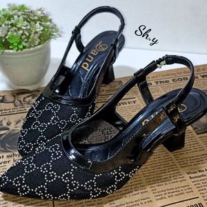 کفش مجلسی نگین کوب زنانه