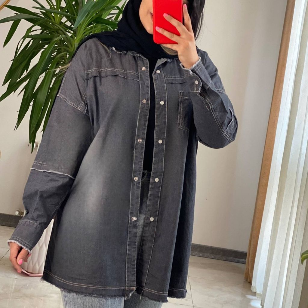 خرید آنلاین : مانتو طرح‌لی نازلی