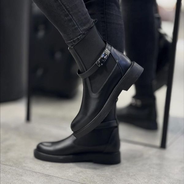 نیم بوت قفلی هرمس زنانه