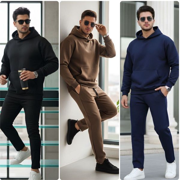 ست هودی شلوار کلاهدار نورا