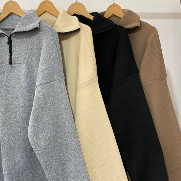 بلوز بافت نیم زیپ هلسا