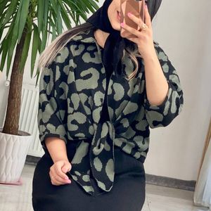 شومیزبافت گره‌ای پلنگی