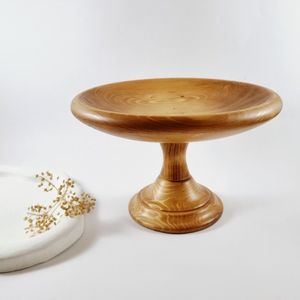 شیرینی خوری چوبی پایه دار