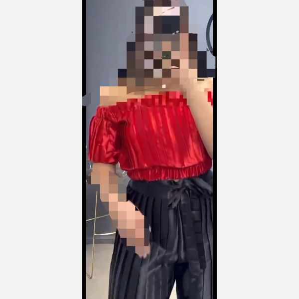 تاپ مجلسی پلیسه زنانه دکلته