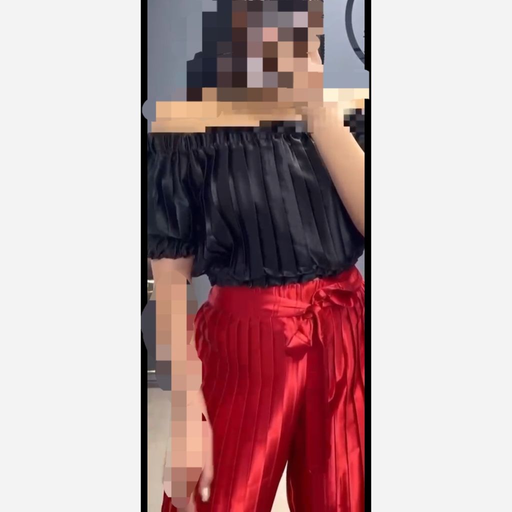 فروش اینترنتی تاپ مجلسی پلیسه زنانه دکلته