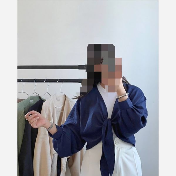 شومیز مجلسی تابستانی زنانه گره ای