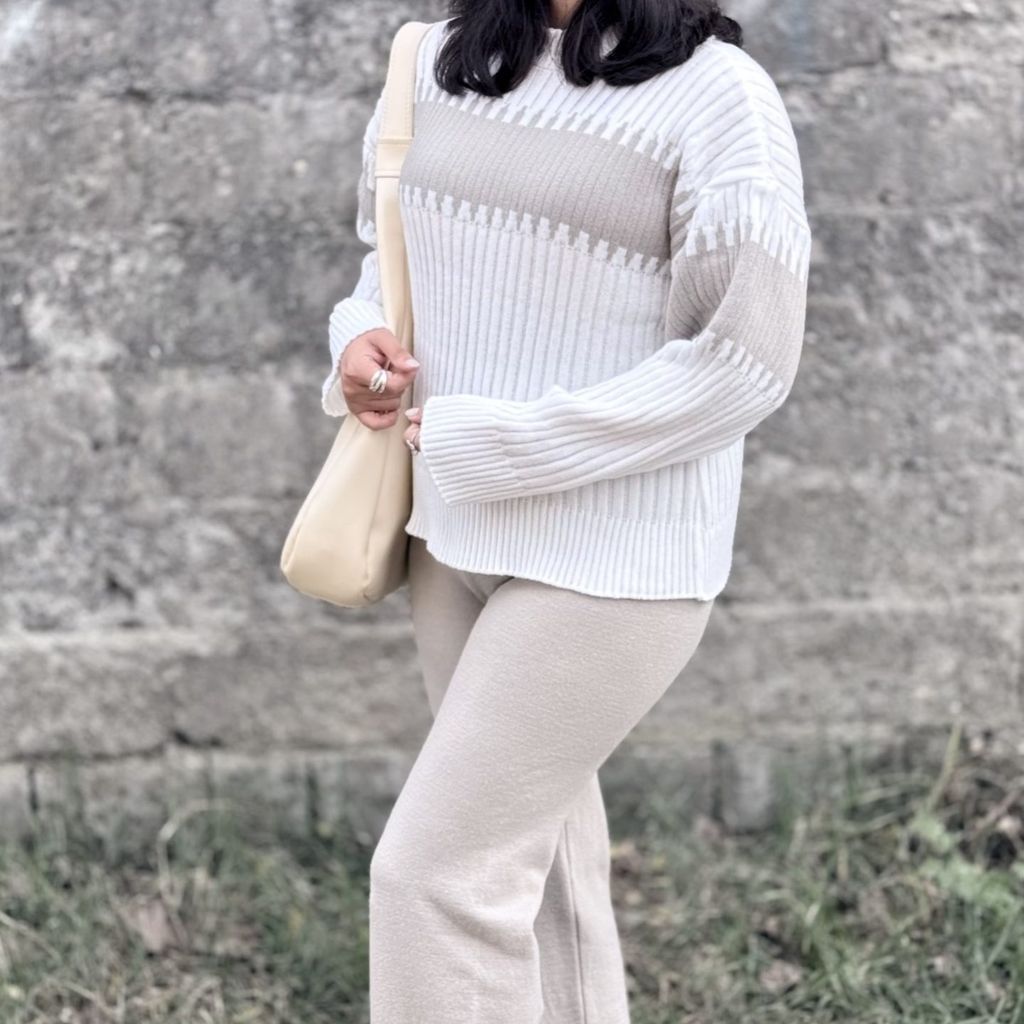 فروش اینترنتی ست بافت و شلوار دخترانه رونیا تم گالری