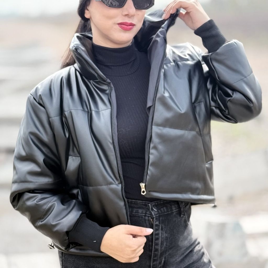 قیمت ارزان کاپشن کاپشن دخترانه چرم شیکسون تم گالری