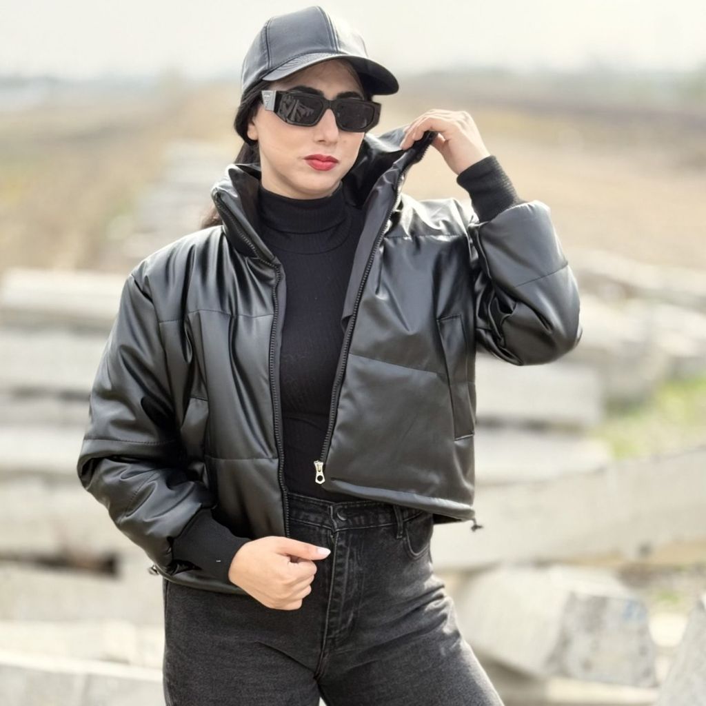 خرید اینترنتی کاپشن کاپشن دخترانه چرم شیکسون تم گالری