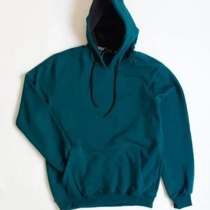 هودی مردانه ساده بیسیک رنگ سبز