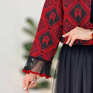 خرید اینترنتی کت دامن تور دار 🩸🍉