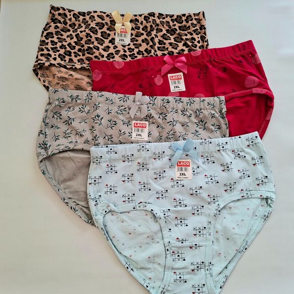 شورت نخی زنانه فاق بلند بسته 4 عددی