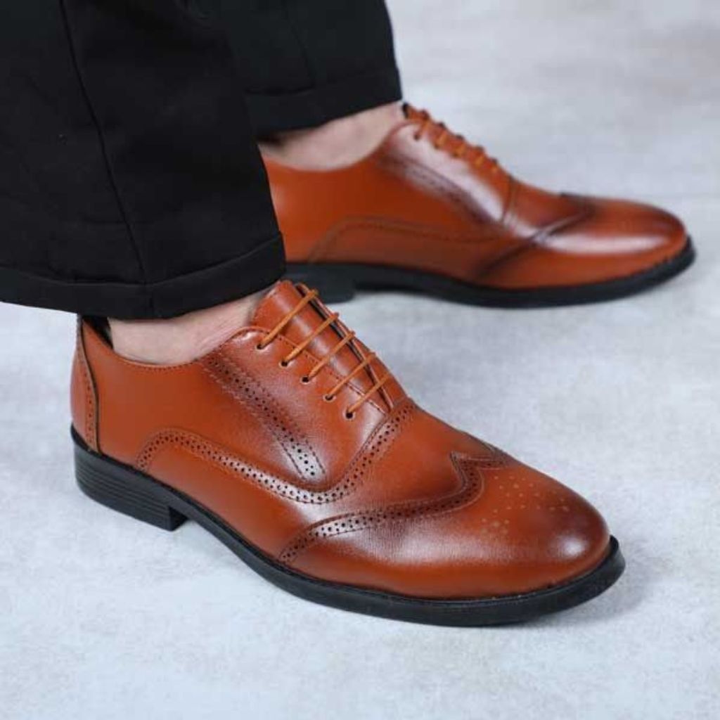 خرید اینترنتی کفش مجلسی مردانه مدل بندی تیگو