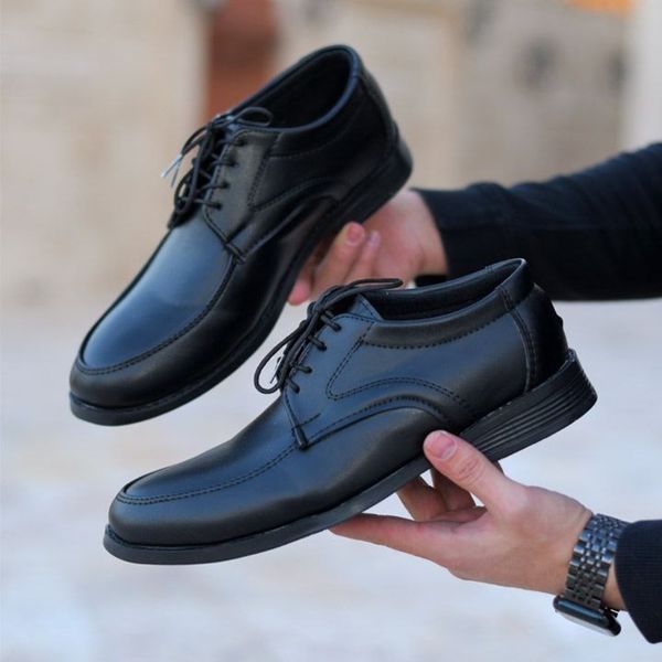 کفش مجلسی مردانه  مدل ساعتی بندی