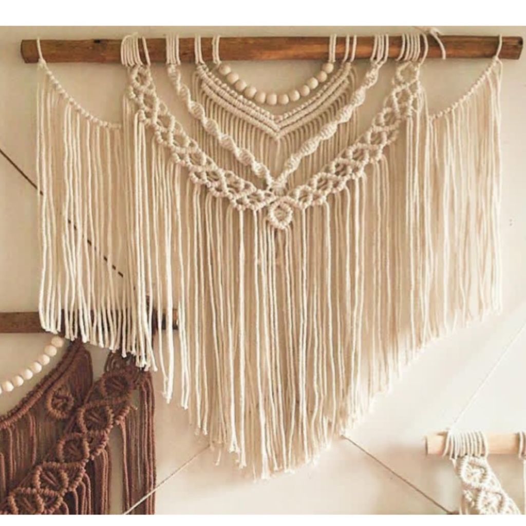 خرید انلاین اویز مدرن مکرومه مدل ماهرو