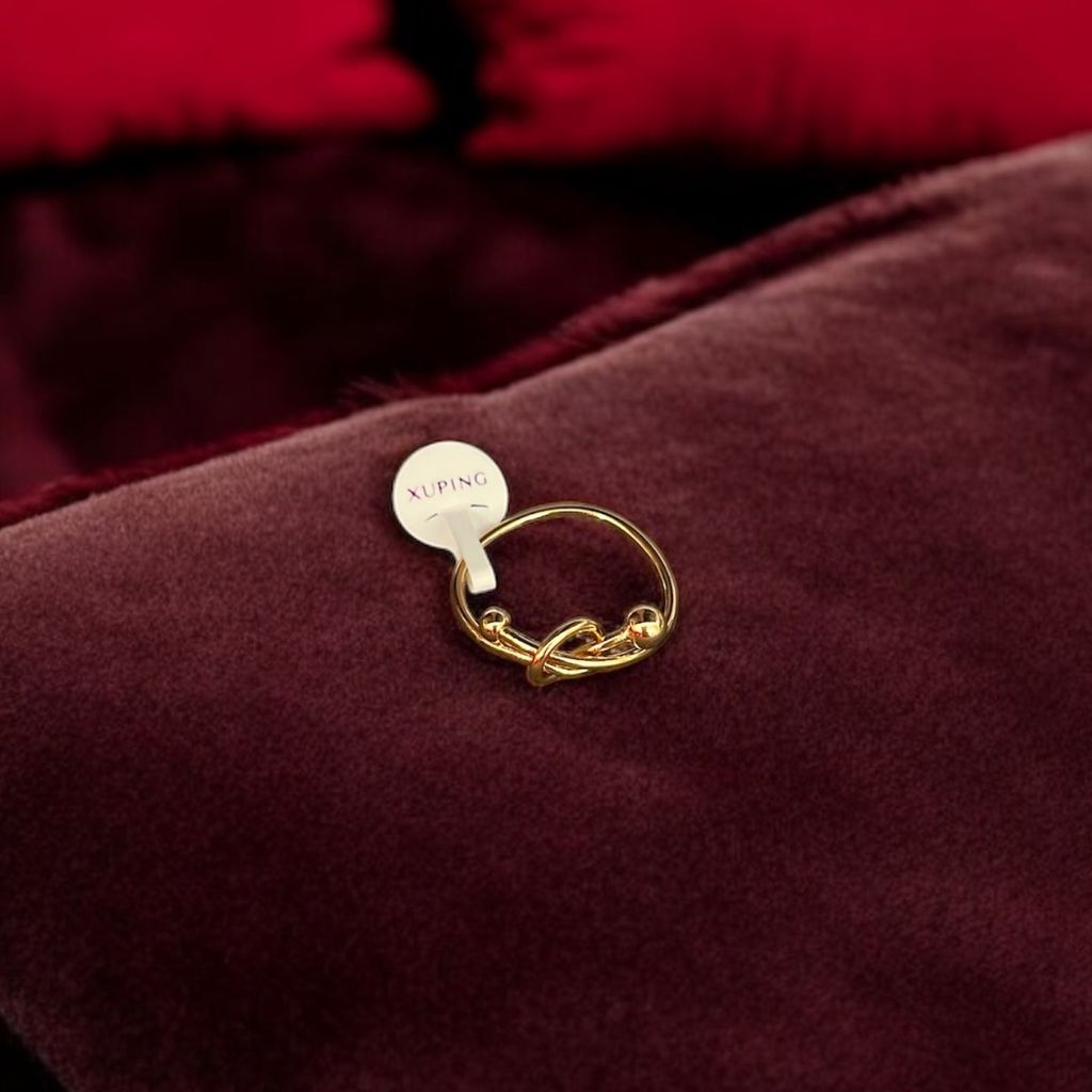 فروش اینترنتی انگشتر زنانه طرح گوی و گره کد 3331010