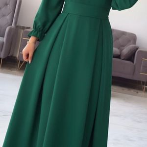 قیمت ارزان پیراهن بلند همراه هدبند پربدخت