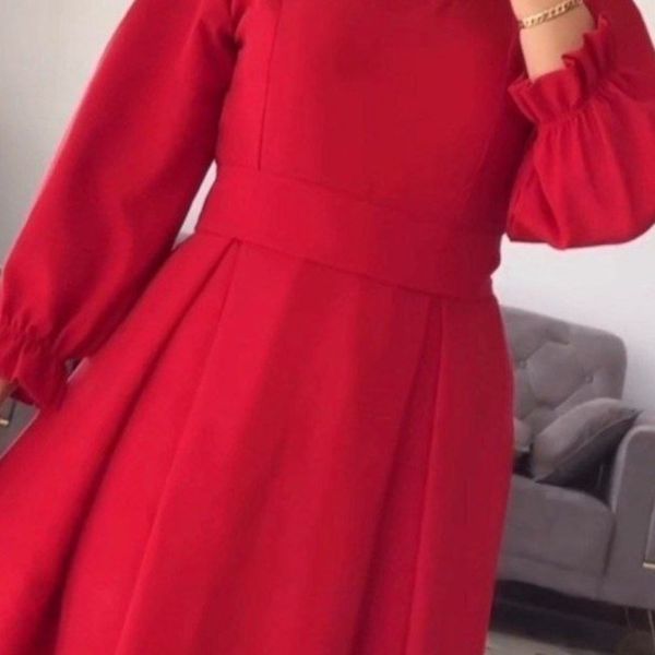 پیراهن بلند همراه هدبند پربدخت