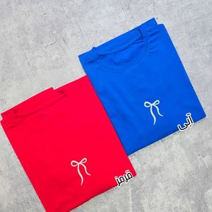 خرید انلاین تیشرت باکسی لانگ زنانه طرح پاپیون