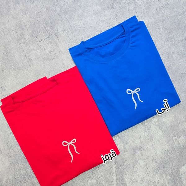 تیشرت باکسی لانگ زنانه طرح پاپیون