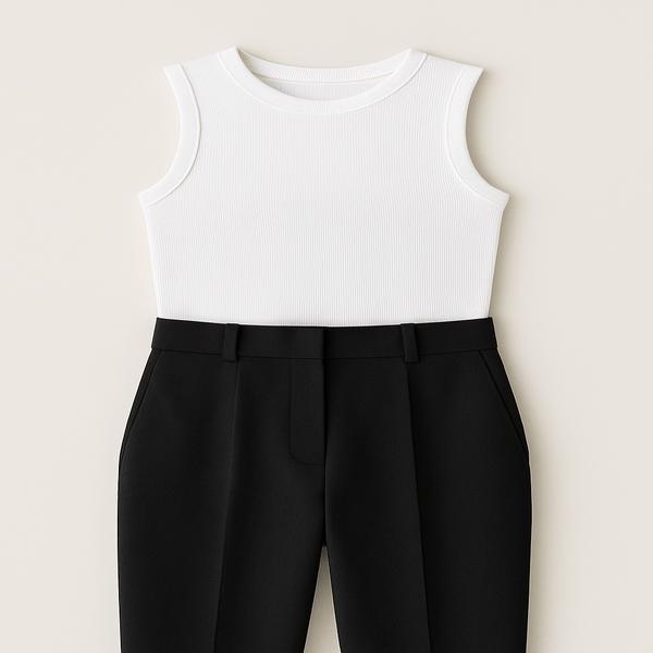 کراپ تاپ کشبافت کبریتی