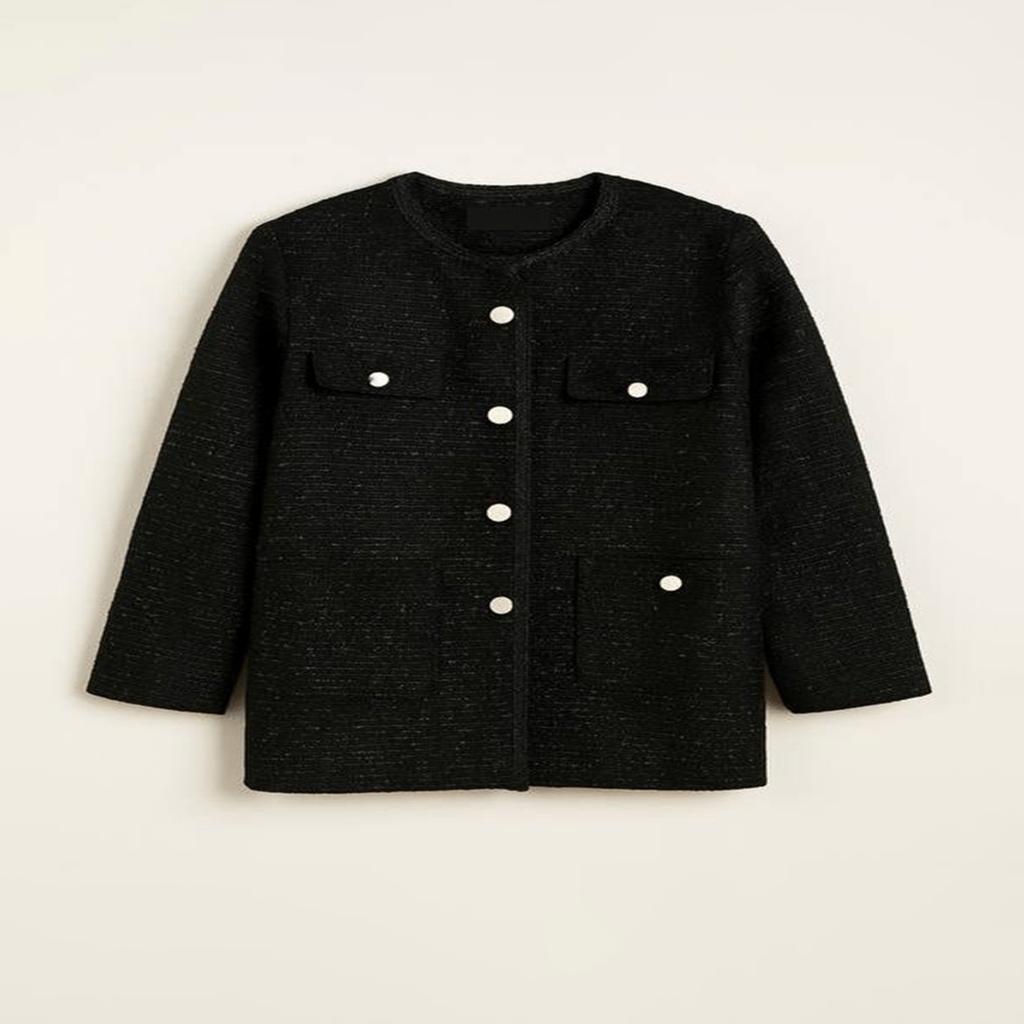 خرید اینترنتی قیمت کت شانل مدل شاینی | مناسب روزمره و مهمانی