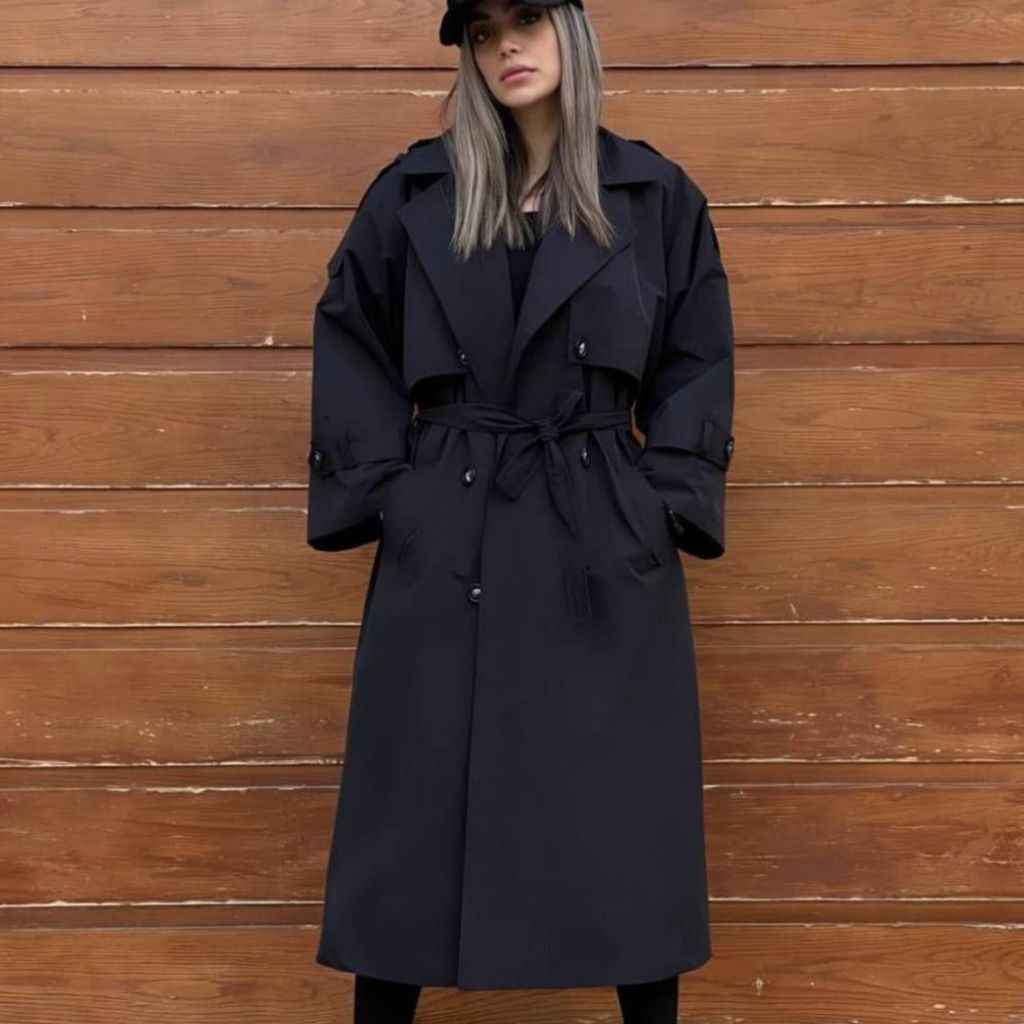 خرید آنلاین بارانی آستردار زنانه