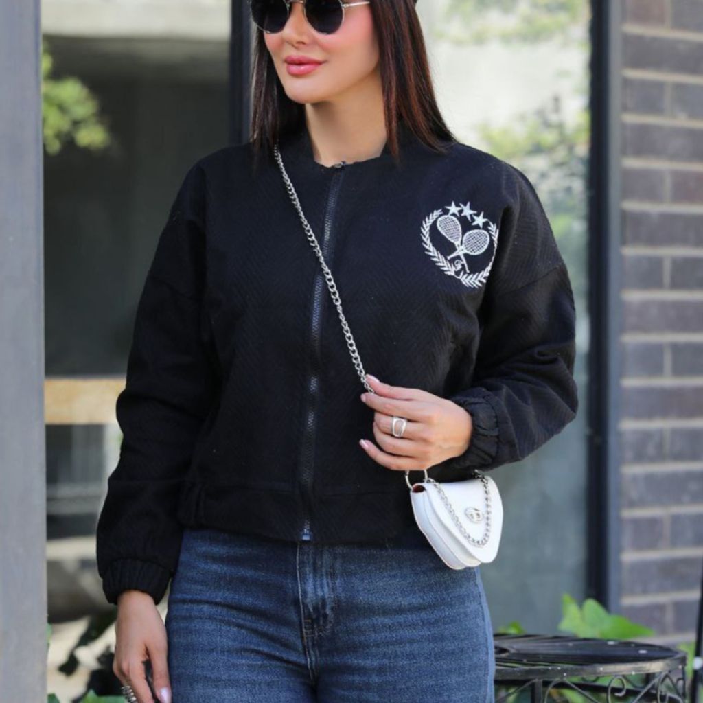 خرید آنلاین بامبر زنانه و دخترانه طرح تنیس