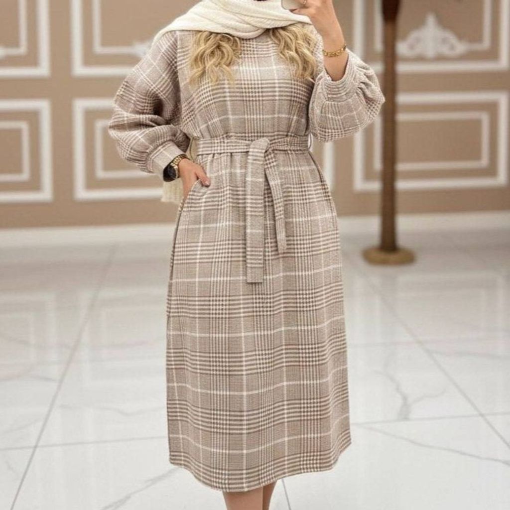 خرید آنلاین کفتان چهارخونه نورا