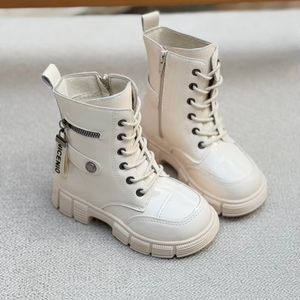 خرید اینترنتی قیمت بوت بچگانه طرح ورنی بغل زیپ از Kids کد 4090801