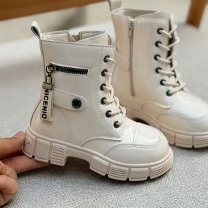 خرید اینترنتی قیمت بوت بچگانه طرح ورنی بغل زیپ از Kids کد 4090801