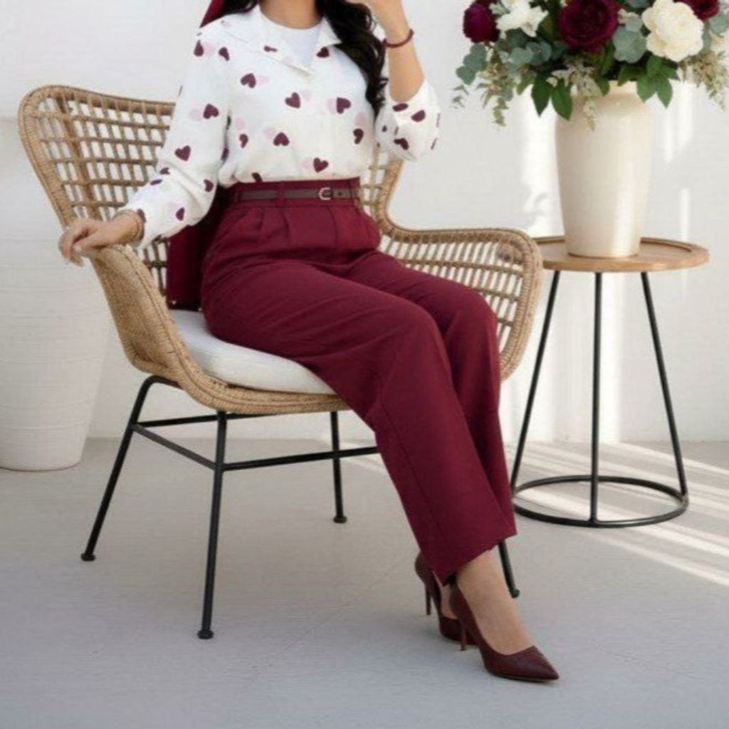 قیمت ارزان ست بلوز شلوار قلبی نورا