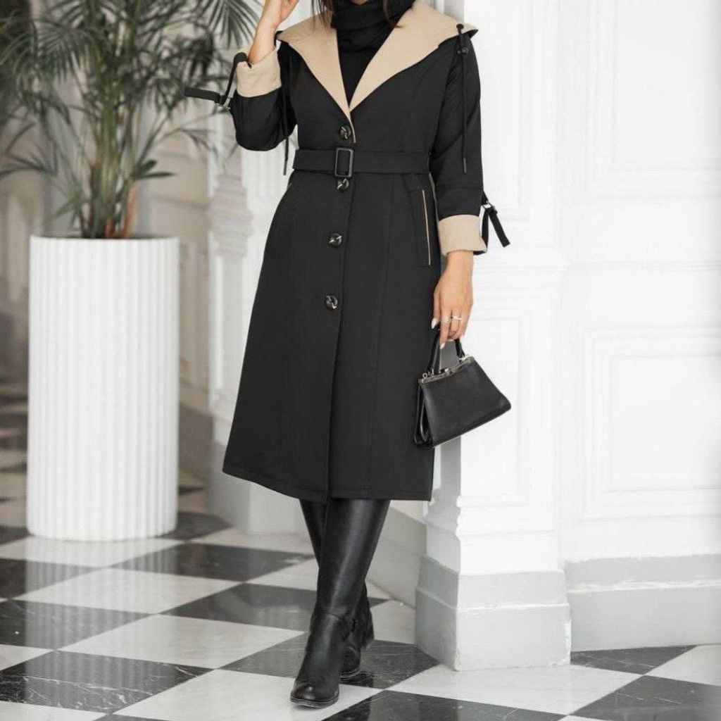 قیمت بارونی کلاهدار نازنین نورا