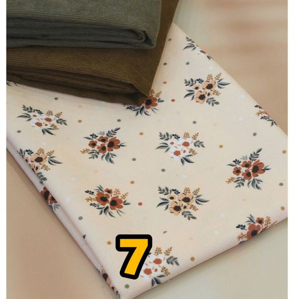 پارچه مخمل کبریتی طرحدار پارت 2