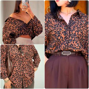 فروش اینترنتی شومیز مجلسی پلنگی