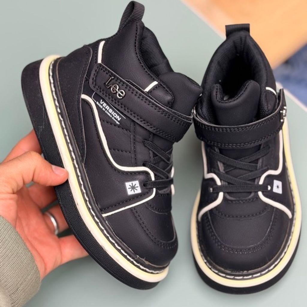 خرید اینترنتی قیمت کتونی بچگانه ساقدار طرح Lee از K-Z کد 4082203