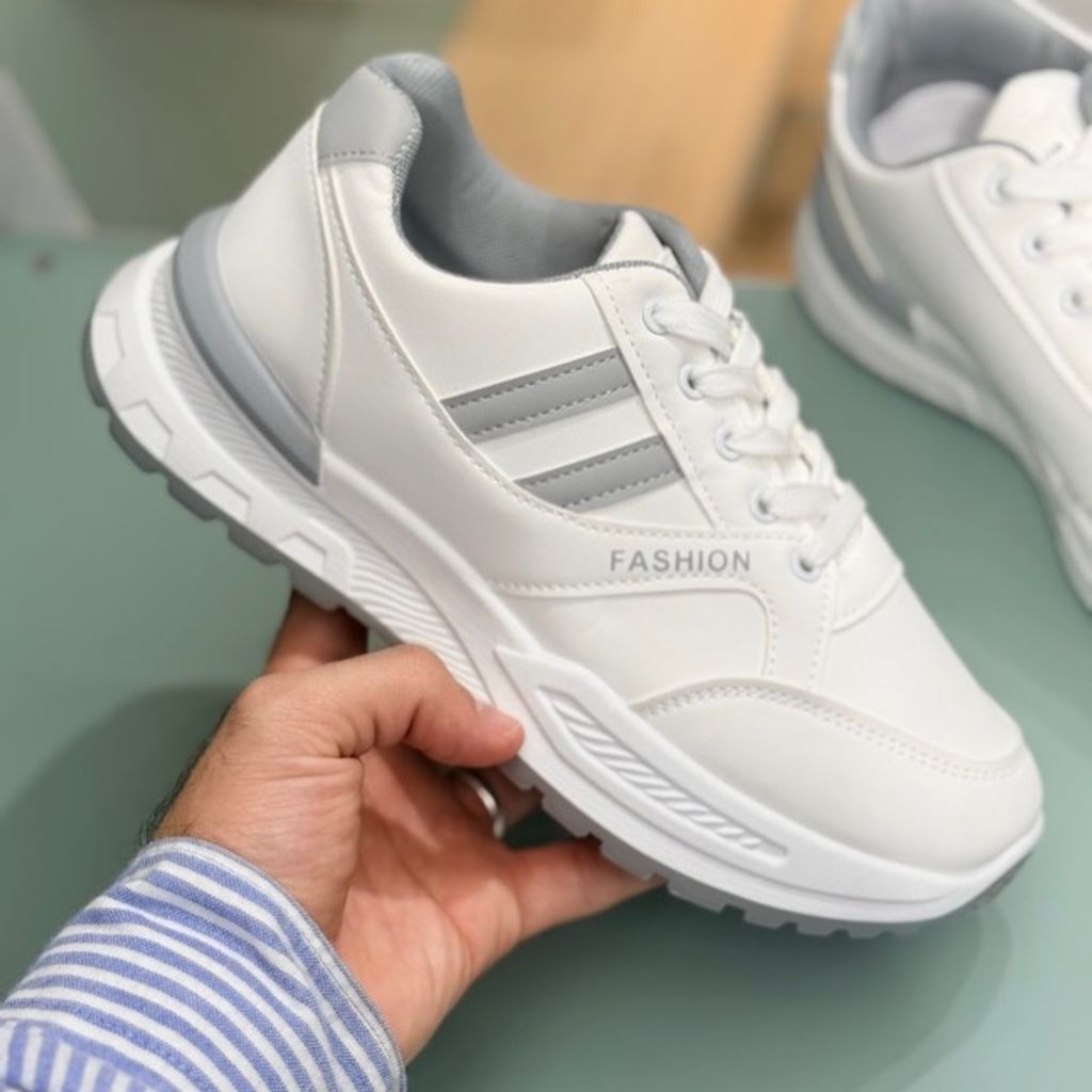 خرید اینترنتی قیمت کتونی بچگانه طرح دو خط از K-Z کد 4071004