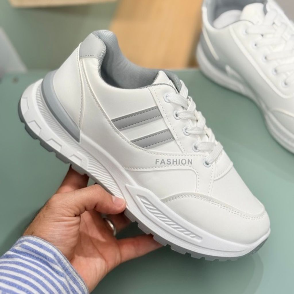 خرید اینترنتی قیمت کتونی بچگانه طرح دو خط از K-Z کد 4071004