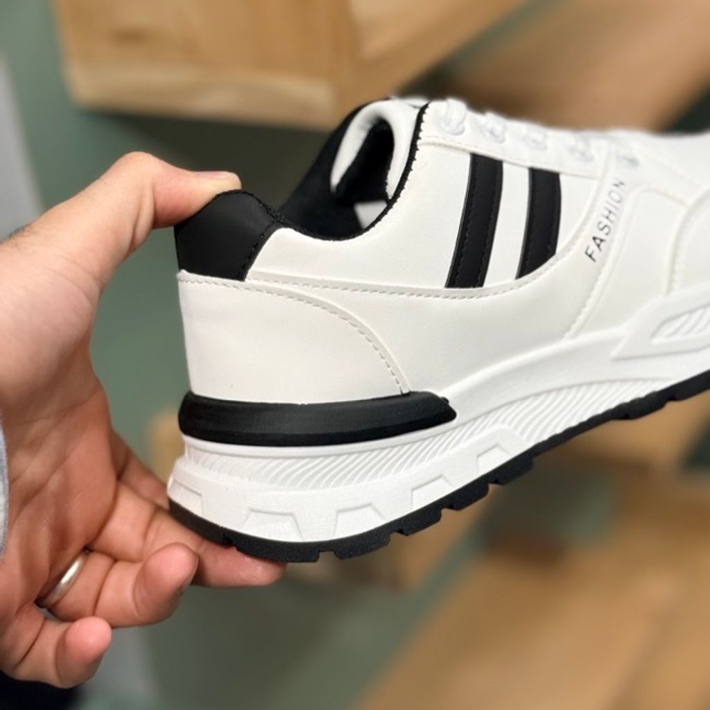 خرید اینترنتی قیمت کتونی بچگانه طرح دو خط از K-Z کد 4071004