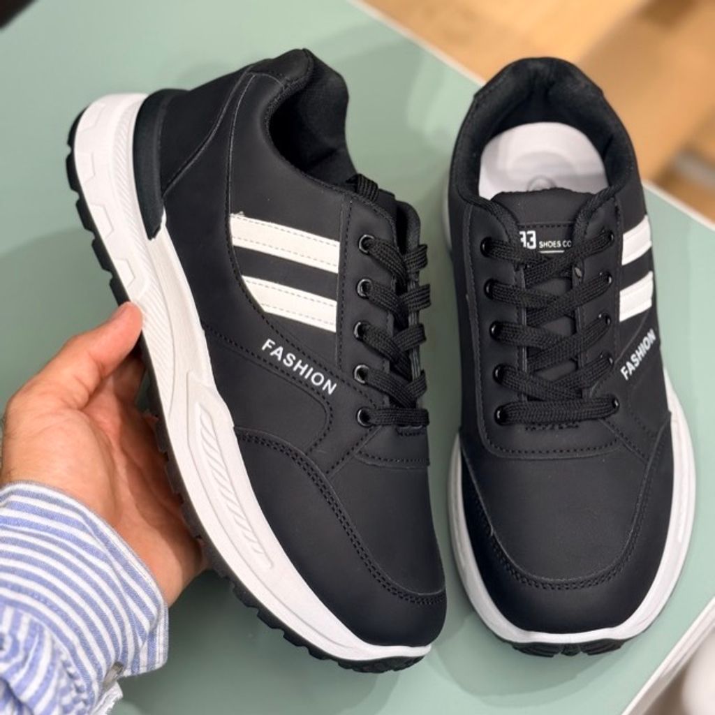 خرید اینترنتی قیمت کتونی بچگانه طرح دو خط از K-Z کد 4071004