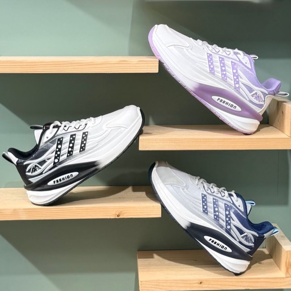 خرید اینترنتی قیمت کتونی بچگانه طرح سه خط فشن از K-Z کد 4070802