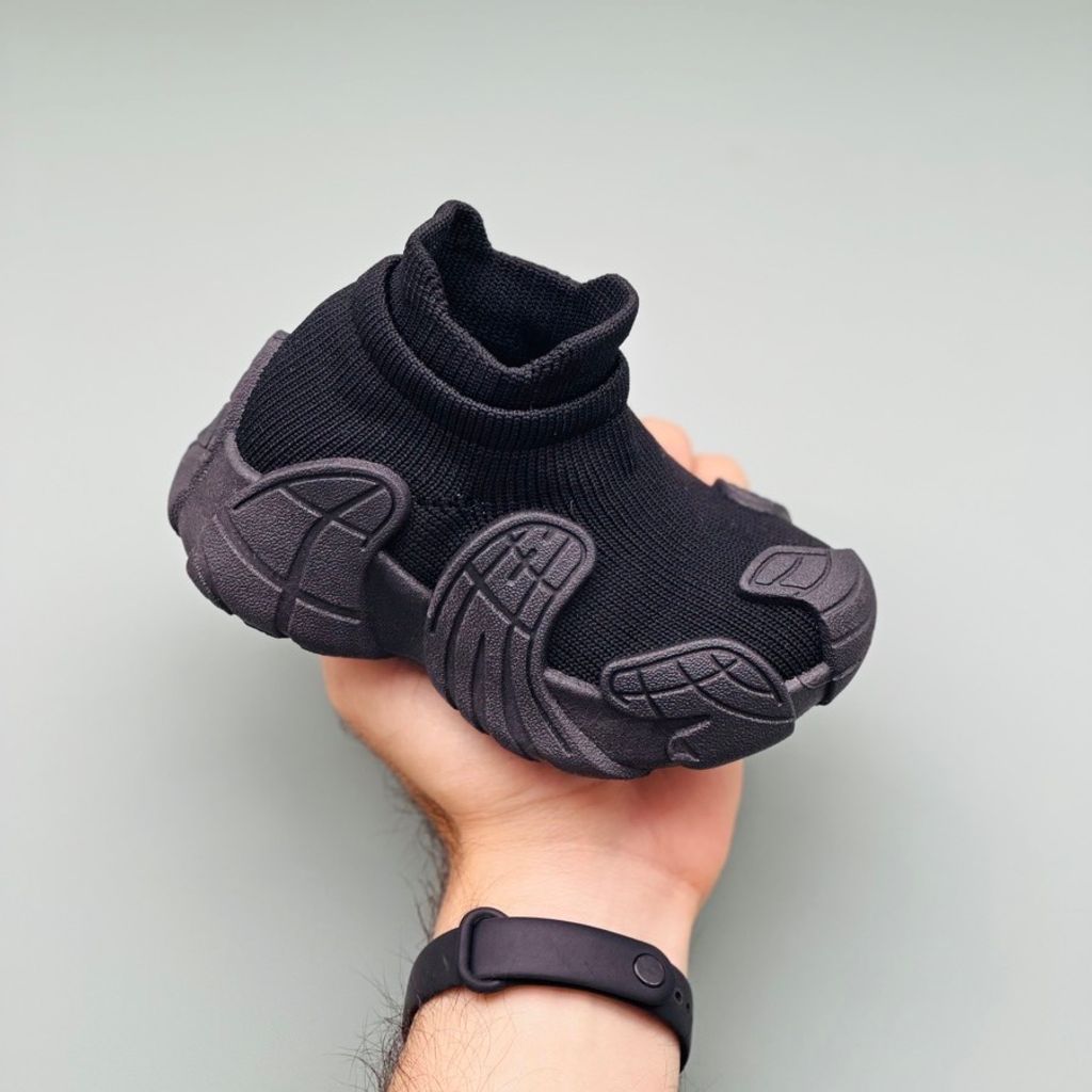 خرید اینترنتی قیمت کتونی بچگونه جورابی طرح ونوم کد 092006