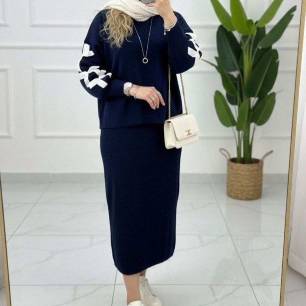 خرید انلاین ست پروانه(آستین پاپیون) نورا